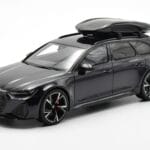 Audi RS6 C8 Avant Mythos Black With Carbon Roof Asia Edition GT Spirit 1:18