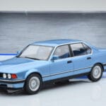BMW 7-Series E32 730i Blue MCG 1:18