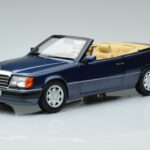 Mercedes 300 CE-24 A124 Cabriolet Nautical Blue Limited Edition Norev 1:18