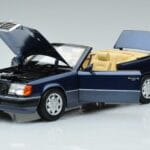Mercedes 300 CE-24 A124 Cabriolet Nautical Blue Limited Edition Norev 1:18