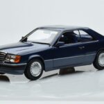 Mercedes 300 CE-24 C124 Coupe Nautical Blue Limited Edition Norev 1:18