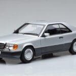 Mercedes 300 CE-24 C124 Coupe Silver Norev 1:18