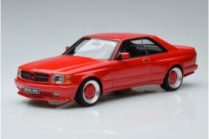 Mercedes 560 SEC W126 Widebody Red Otto 1:18