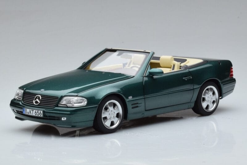 Mercedes SL500 R129 Green Metallic Norev 1:18