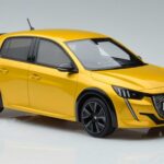Peugeot Peugeot 208 GT Line Yellow Otto 1:18 1:18 Resin